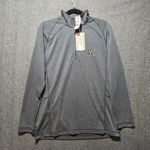 Tommy Bahama Palm Pro 1/2 Zip IslandZone Gray Vanderbilt Commodores 1/4 Zip Sz S